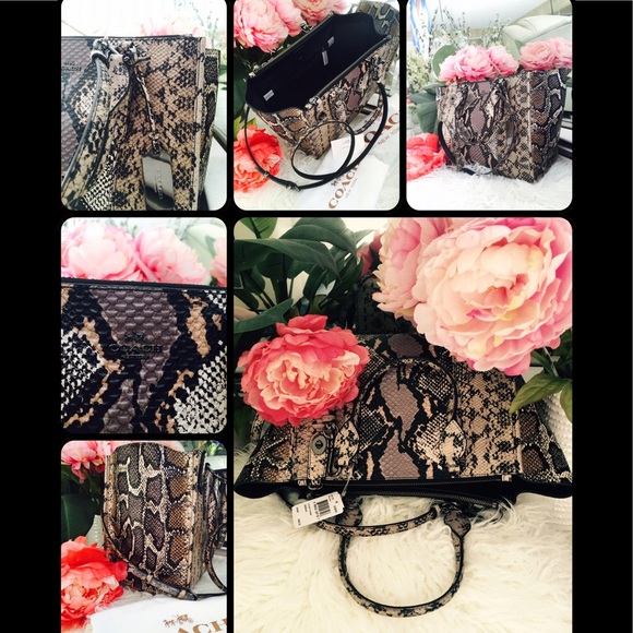 COACH Carryall Exotic Embossed Leather - NWT RARE! - Picture 8 of 8